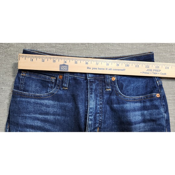 Madewell Curvy High-Rise Skinny Jeans Medium Wash Blue Denim Size 26 - Picture 9 of 9